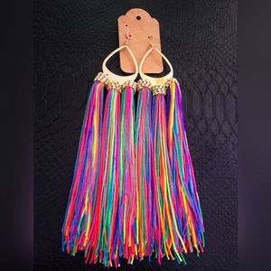Fringe earrings